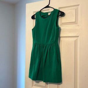 Green jcrew dress
